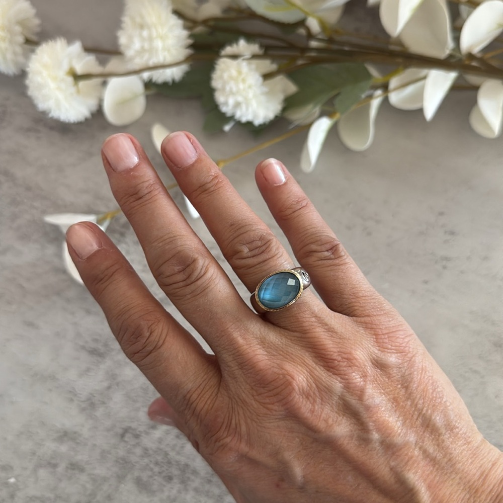 Authentic David Yurman cocktail / right hand ring - Picture 2 of 11